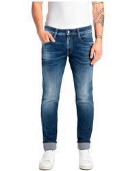 Replay - Jeans Anbass Slim-Fit Recycled - Lyst