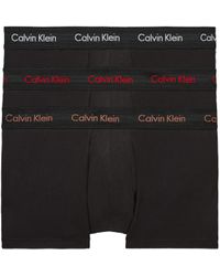 Calvin Klein - Low Rise Trunk 3Pk Boxer - Lyst