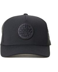 Rip Curl - Wetsuit Icon Trucker Baseball Cap Hat Midnight - Lyst