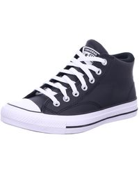 Converse - Chuck Taylor All Star Malden Street Faux Leather Mid - Lyst