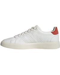 adidas - Advantage Premium Leather Shoes Sneakers - Lyst