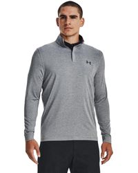 Under Armour - S Play Off Zip Top Grey L - Lyst