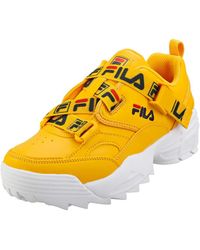 soulier fila jaune