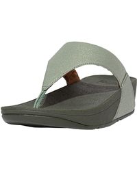 Fitflop - Tm Lulu Shimmer Toe-post Sandal - Lyst