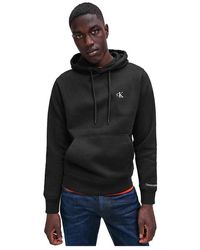 Calvin Klein - Uomo Felpa Ck Essential con Cappuccio - Lyst