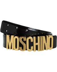 Moschino - Herren G�rtel black 46 EU - Lyst