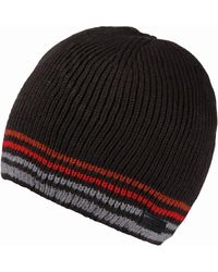 Regatta - Mens Balton Warm Winter Fleece Lined Knitted Beanie Hat - Black - Lyst