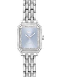 Lacoste - Orologio Con Movimento Al Quarzo A Due Lancette da Donna Collezione PARISIENNE con Cinturino in Acciaio Inossidabile Argentato - Lyst