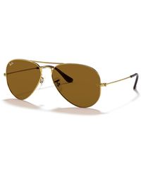 Ray-Ban - Aviator Frame Sunglasses - Lyst