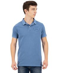 Superdry - S Vintage 'superstate' Pique Polo Shirt - Lyst