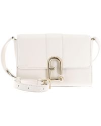 Furla - Pelle borsa a tracolla Urban Crossbody Bag Panna bianco - Lyst