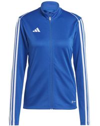 adidas - Womens Tiro23 League Training Jacket Team Royal Blue Large/tall - Lyst