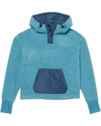 Amazon Essentials - Teddy Fleece Quarter Button Hooded Jacket - Lyst