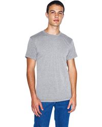 American Apparel - Tri-blend Crewneck Short Sleeve Track T-shirt - Lyst