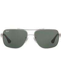 Ray-Ban - Rb3483 Square Metal Sunglasses - Lyst