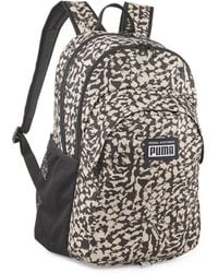 PUMA - Academy S Backpack Black-sand Dune-aop Size X - Lyst