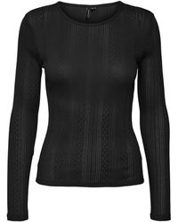 Vero Moda - Blusentop Langarm Shirt Lisa - Lyst