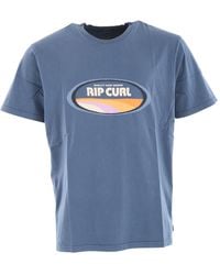 Rip Curl - Surf Revival Mumma Tee T Shirt Washed Navy - Lyst