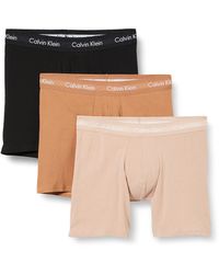 Calvin Klein - 3er Pack Boxer Briefs Baumwolle mit Stretch - Lyst