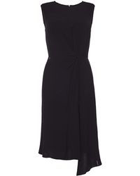 Superdry - Dress ECOVERO Twist Dress Black 34 Mujer - Lyst