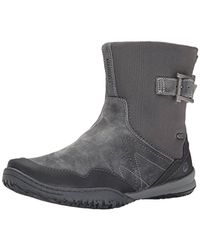 Lyst - Merrell Albany Sky Waterproof Boots in Black Merrell - Albany Sky Waterproof Mid Boot - Lyst