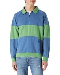 Levi's - 1/4 Zip Blocked Raglan Fleece Sweatshirt mit Reißverschluss - Lyst