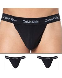 Calvin Klein 2 Pack Thongs - Black