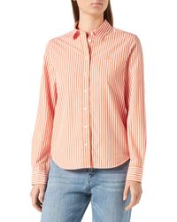 GANT - Reg Broadcloth Striped Shirt - Lyst