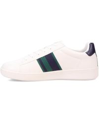 Ben Sherman - Mens Hampton Stripe Lace Up Sneakers Shoes Casual - White, White/british Navy/green, 6 Uk - Lyst