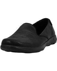 Skechers - Go Walk Lite - Queenly, Women's Go Walk Lite-queenly, Black (black Textile/trim Bbk), 6.5 Uk (39.5 Eu) - Lyst