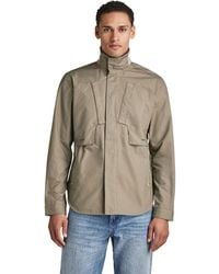 G-Star RAW - Utility Zip Overshirt Jacket - Lyst