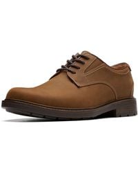 Clarks - Un Shire Low s Wide Fit Lace Up Shoes 42 EU Beeswax - Lyst