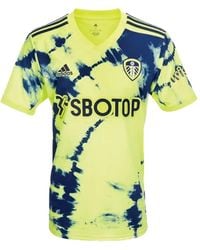 adidas - 2022-2023 Leeds United Away Football Soccer T-shirt Yellow - Lyst