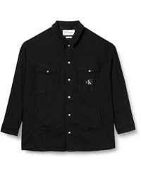 Calvin Klein - Shirt Utility Jacket Plus Freizeithemden - Lyst