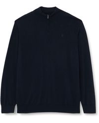 Hackett - Cotton Silk Hzip Pullover Sweater - Lyst
