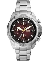 Boîtier Latitude chronographe en acier inoxydable noir -Noir Satin Fossil  pour homme en coloris Noir - Lyst
