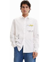 Desigual - Cam_Benedetto 1000 Blanco T-Shirt - Lyst