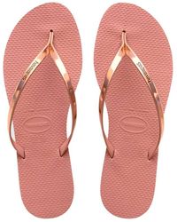 Havaianas - You Metallic Flip-flop - Lyst