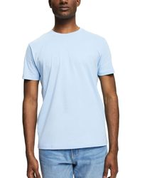 Esprit 991ee2k305 T-shirt in Blue for Men Mens Clothing T-shirts Long-sleeve t-shirts 