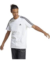 adidas - Essentials Single 3-stripes T-shirts - Lyst