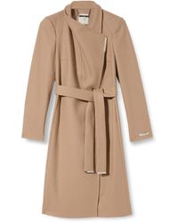 Ted Baker - Wmo-rose-midi Length Belted Wool Wrap Coat - Lyst