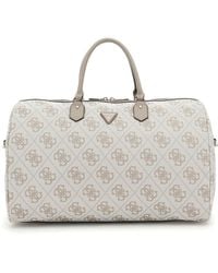 Guess - Weekender Duffel Bag Dark Taupe - Lyst