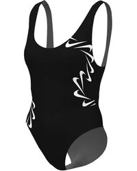 Nike - Multi Logo Swimsuit W Nessd292 001 Badeanzug - Lyst
