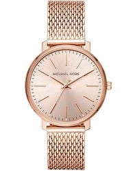 Michael Kors - Pyper Stainless Steel Quartz Watch With Stainless-steel-plated Strap - Lyst