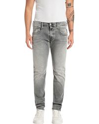 Replay - Herren Jeans Anbass Slim-Fit Hyperflex mit Stretch - Lyst