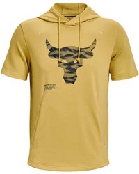 Under Armour - Project Rock Terry Short Sleeve Hoodie 1370465 - Lyst