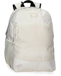 Reebok - Arlo Mochila Doble Compartimento 15,6" Beige 31x46x16 cms Poliéster by Joumma Bags - Lyst