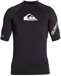 Quiksilver - All Time Ss Short Sleeve Rashguard Surf Shirt - Lyst