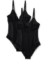 Amazon Essentials - Body à Armatures en Dentelle Galonnée Extensible - Lyst