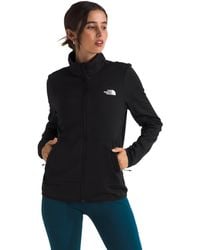 The North Face - Zip Fleece Jacket - Teddy Jacket For Hiking & Outdoor Activities - Midweight Fleece With Secure-zip Pockets - Tnf - Lyst